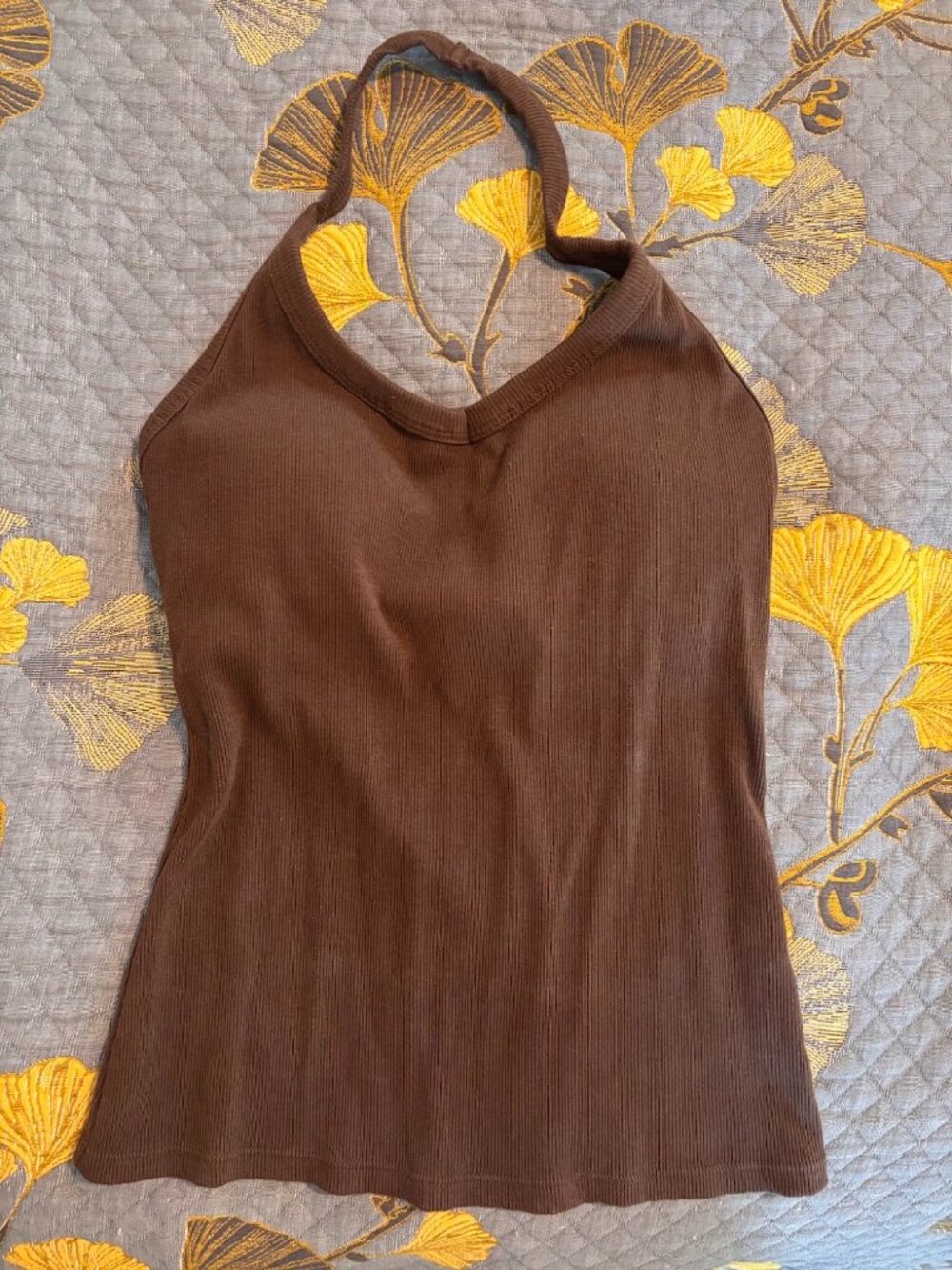 Brown Halter Top Tank